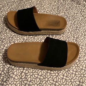 Slides Black fits 6-61/2 Like New